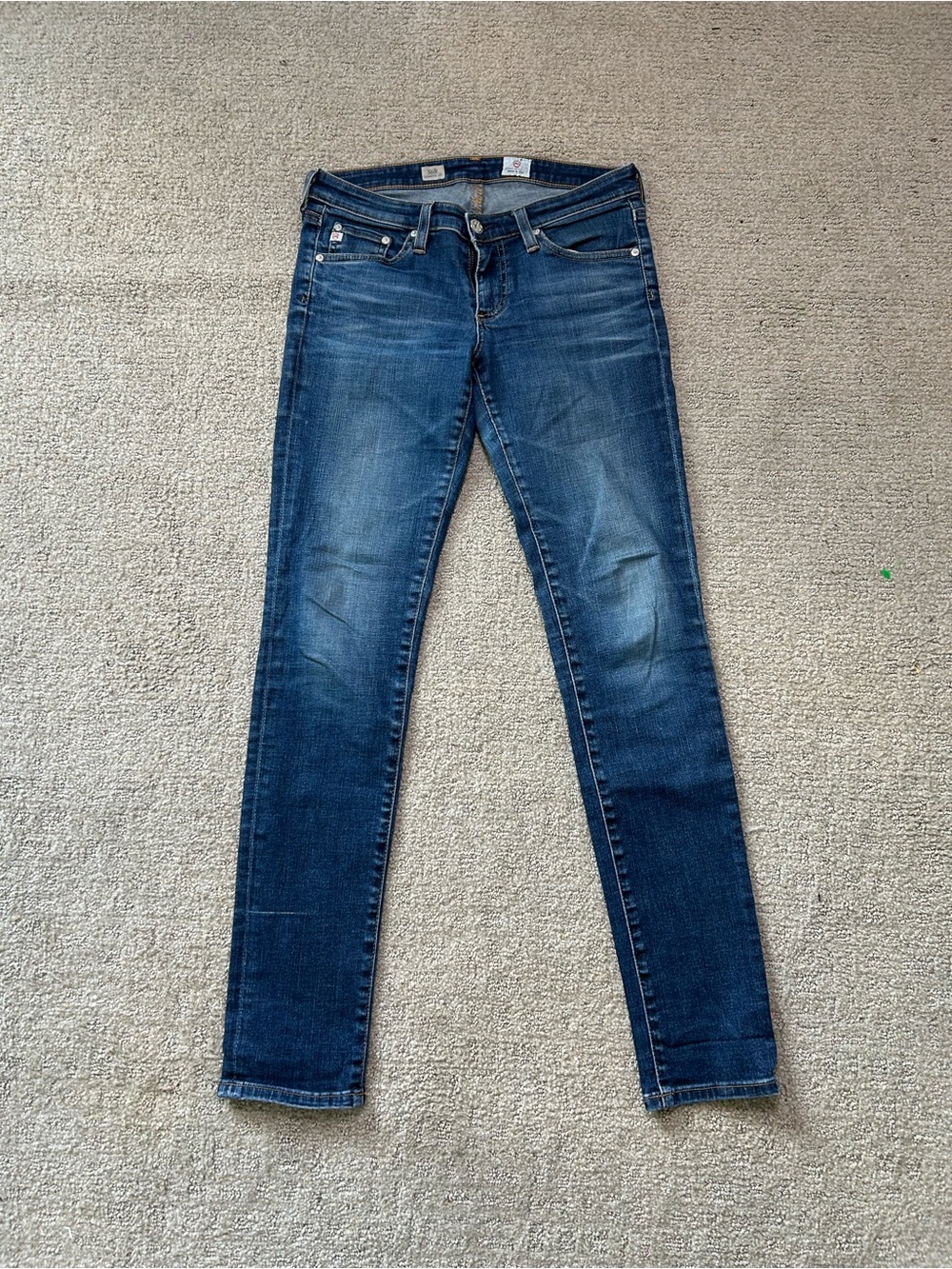 AG Adriano Goldschmied Jeans The Stilt Cigarette Leg Skinny Dark Wash 26R USA